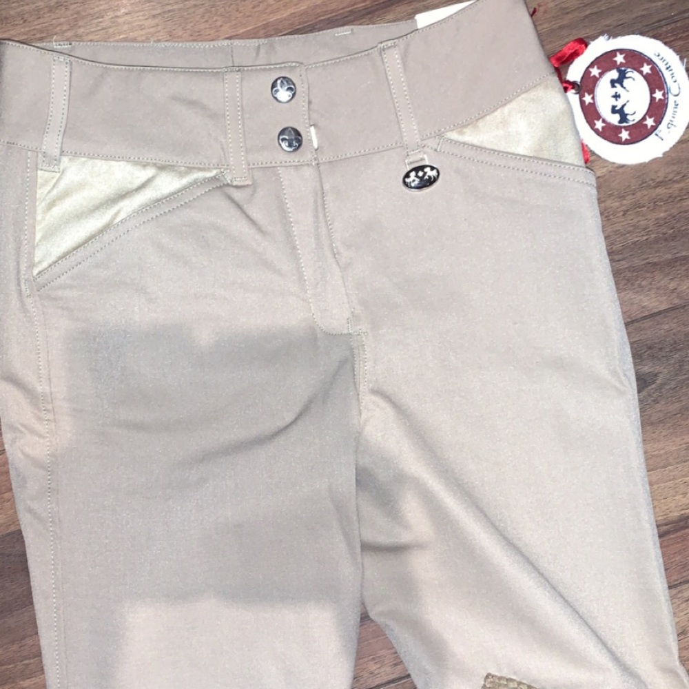 Equine Couture Coolmax Champion Front Zip Breeches